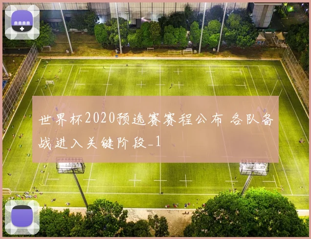 世界杯2020预选赛赛程公布 各队备战进入关键阶段_1